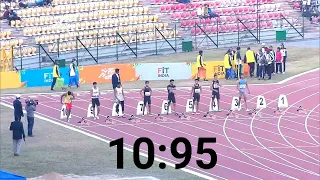 U17 Boys 100m Final || khelo India Youth Games