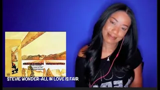 Stevie Wonder - All In Love Is Fair *DayOne Reacts*