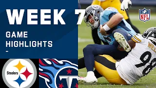 Steelers vs. Titans Week 7 Highlights | NFL 2020