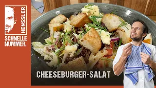 Schnelles Cheeseburger-Salat Rezept von Steffen Henssler | Günstige Rezepte