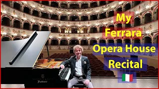 My Ferrara Opera House Recital 🇮🇹 |Nikolay on the Road|