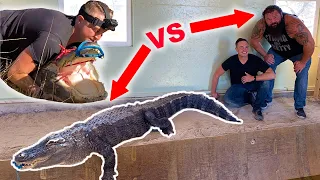 Moving My 500 lb. Alligator with the World's Strongest Man!