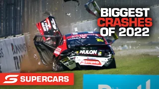 Biggest Crashes of the Year | Supercars 2022