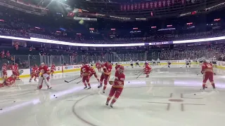 Flames warm up!! Beat them knights