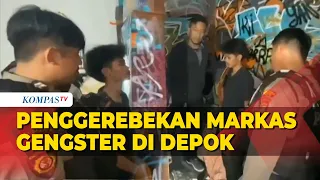 Buntut Tawuran Remaja, Polisi Gerebek Markas Penyimpanan Senjata di Depok