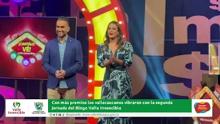 Sorpresas y vibrantes emociones en la segunda jornada del #BingoValleInvencible