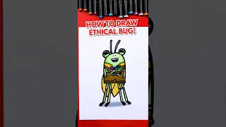 How to draw Ethical Bug from Puss In Boots! #artforkidshub #howtodraw