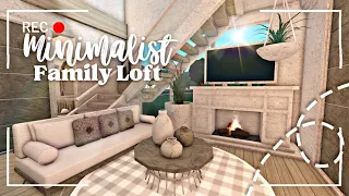 [ roblox bloxburg ] 🌵 no gamepass minimalist modern family loft ꒰ build & tour ꒱ - itapixca builds