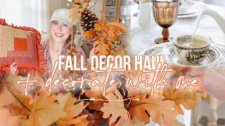 FALL DECOR HAUL 2023 + DECORATE WITH ME | Thrift haul, Hobby Lobby, + Marshalls 🍂🍁🎃