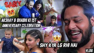 Shadi ki saalgirah🥳🎉|| Akshay or bhabhi ko badhai ho😍