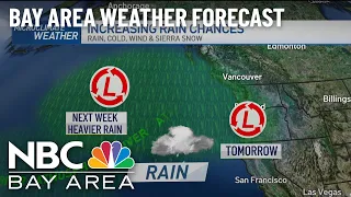 Bay Area Forecast: PM Rain Chance; Stronger Storm Ahead