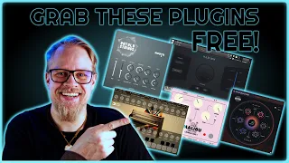 FIVE great free plugins to grab! ACT FAST! 1 LIMITED TIME OFFER! FREE plugins!