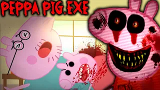 THE SCARIEST PEPPA PIG.EXE VIDEOS REACTION! [Warning: This may destroy your childhood!]