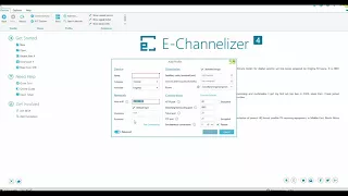 E-channelizer tutorial Quick Set up