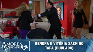 Amores Verdadeiros - Vitória e Kendra saem no tapa (DUBLADO)