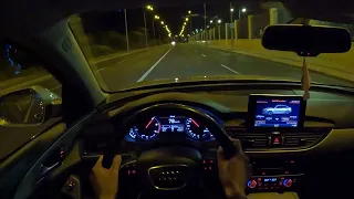 2015 Audi A6 Facelift 2.0 TDI Ultra (190 hp S-Tronic) | NIGHT DRIVE POV by AutoRo TV