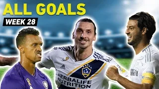ALL GOALS from MLS Week 28 | Zlatan, Vela, Nani & more