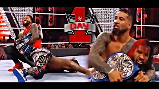 The Usos vs New Day Match Highlights | wwe DAY1 2022 |