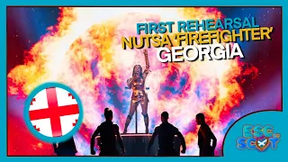 🇬🇪 Georgia First Rehearsal | REACTION | Nutsa Buzaladze "Firefighter" Eurovision 2024