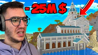 ME ESTAFARON comprando la MAYOR CONSTRUCCIÓN en mi SERVIDOR de MINECRAFT