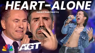 Golden Buzzer | Simon Cowell cried when he heard the song Heart Alone with an extraordinary voice