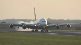 A380 Pilot Flares Too Late