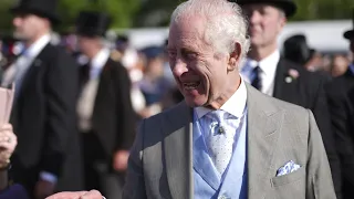 King Charles ‘beaming’ at Garden Party after snubbing Prince Harry