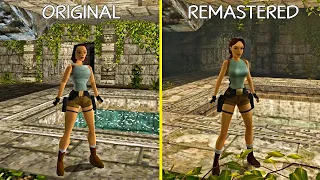 Tomb Raider 1 Remastered Vs Original Graphics Comparison | 4K 60FPS