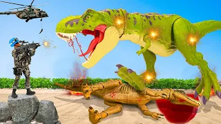 Must Watch New Special T-rex Attack 2024 | Lost In Dinosaur Jurassic World 4 | Dinosaur| Rexy Fillms