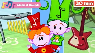 Learn Musical Instruments for Kids | Early Learning Videos with Music for Babies | The Notekins