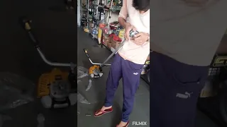 brush cutter machine installation