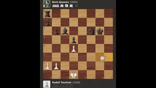 Rudolf Teschner vs Boris Spassky | Riga, 1959