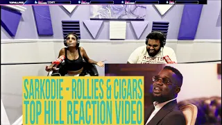 SARKODIE - ROLLIES AND CIGARS (OFFICIAL TOP HILL MUSIC VIDEO REACTION) AMERICANS REACT