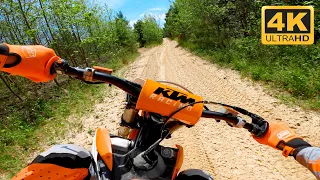 Freeriding on KTM 125 SX (4K UHD)