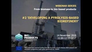 Developing a pyrolysis based biorefinery (webinar)