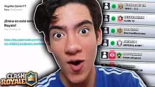 ENTRO A MI CORREO Y AGREGO A MUCHOS SUSCRIPTORES PARA JUGAR CLASH ROYALE | TheDonato