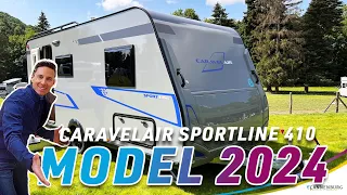 Caravan review Caravelair Sportline 410 modeljaar 2024