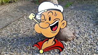 Popeye the sailor man.. scroll saw project