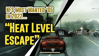 NFS Most Wanted 2005 in 2022 | Heat Level 5 Escape | Gallardo