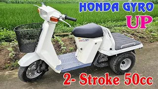 Honda Gyro Up 50cc Two-stroke Second hand, I Buy 140$ for DIY Project