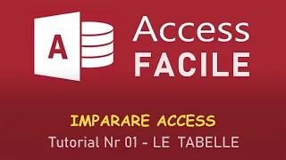 Imparare Access - Tutorial 1 - Le tabelle