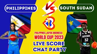 Philippines vs South Sudan Basketball Live Scores - FIBA Basketball World Cup 2023 #fibaworldcup