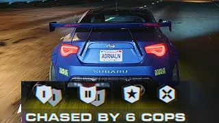 (NFSU) escaping 5★ cops like an absolute maniac while Initial D music plays
