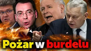 Pożar w burdelu PiS. Groźby i wyzwiska po ujawnieniu, że Marka Suskiego szpiegowano Pegazusem