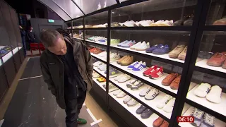 Gary Aspden's Trainer (sneaker) exhibition (UK) - BBC News - 5th October 2019