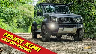 NOT A MALL CRAWLER ANYMORE! My dad and I's first time off-roading with Project JEEPNY!