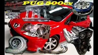 PUG 1.6 16V with 500hp Turbo Forged "MVS Performance"