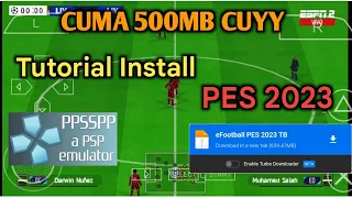 CARA INSTALL eFOOTBALL PES 2023 PPSSPP ANDROID