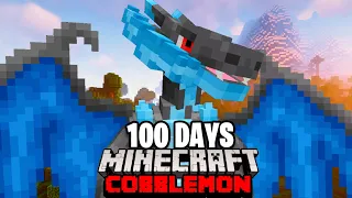 I Spent 100 DAYS in MEGA POKEMON Minecraft Against my Rival! (Duos Cobblemon)