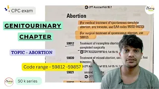 Genitourinary chapter ll Topic - Abortion ll #cpc #cpcexam #aapc #medicalcoding #medical